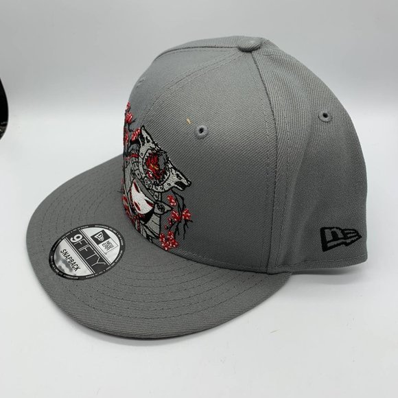 TKDK Tokidoki Samurai Girl Cool Grey 9Fifty New Era Hat Snapback Cap Men - Picture 2 of 6